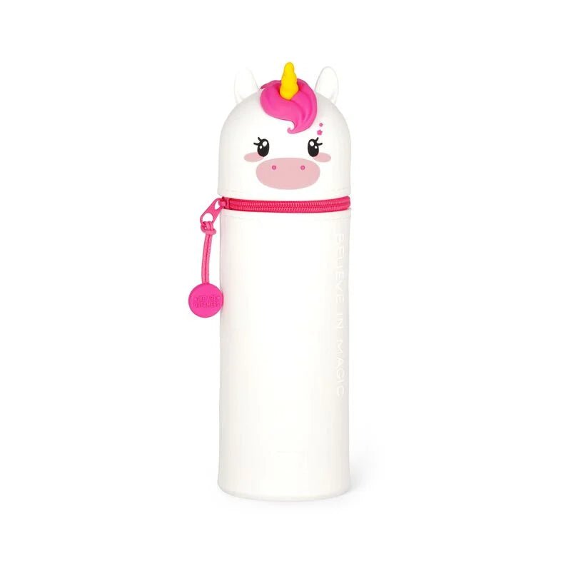 2 - in - 1 - Federmäppchen aus Silikon - Einhorn Legami - malmichbunt.de