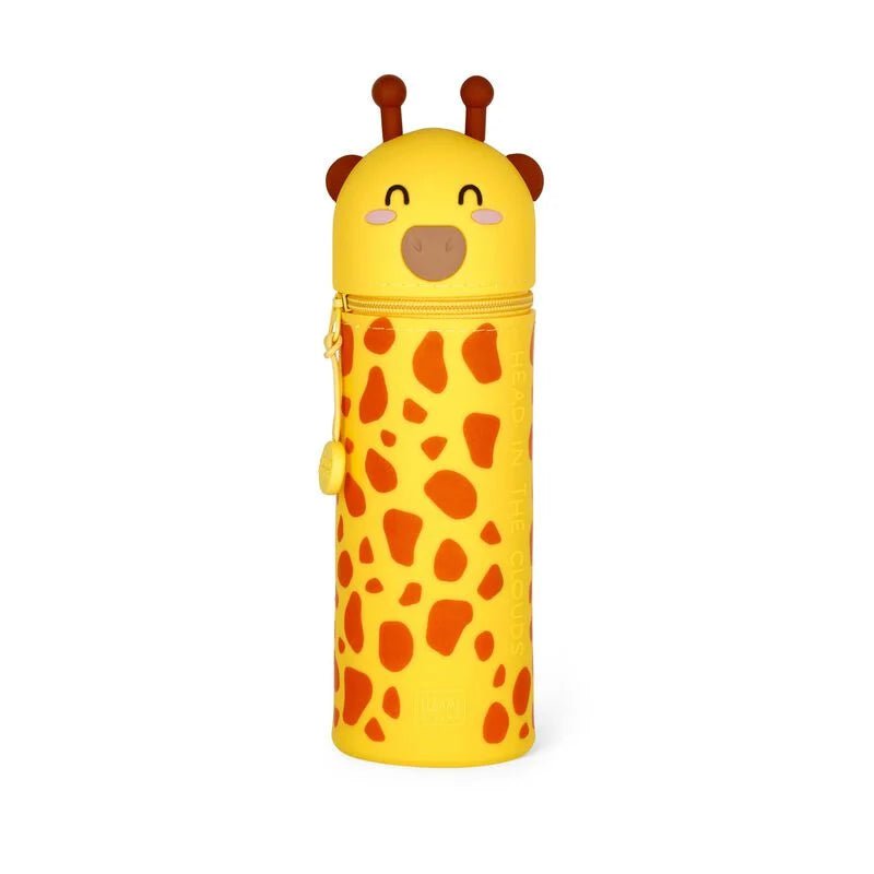 2 - in - 1 - Federmäppchen aus Silikon - Giraffe Legami - malmichbunt.de
