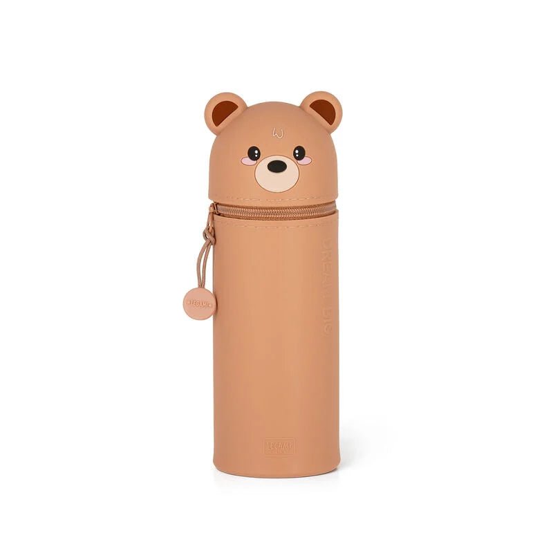 2 - in - 1 - Federmäppchen aus Silikon - Teddy Bär Legami - malmichbunt.de