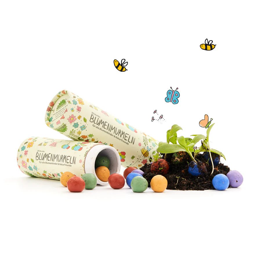 25 Blumenmurmeln in der Dose Die Stadtgärtner - malmichbunt.de