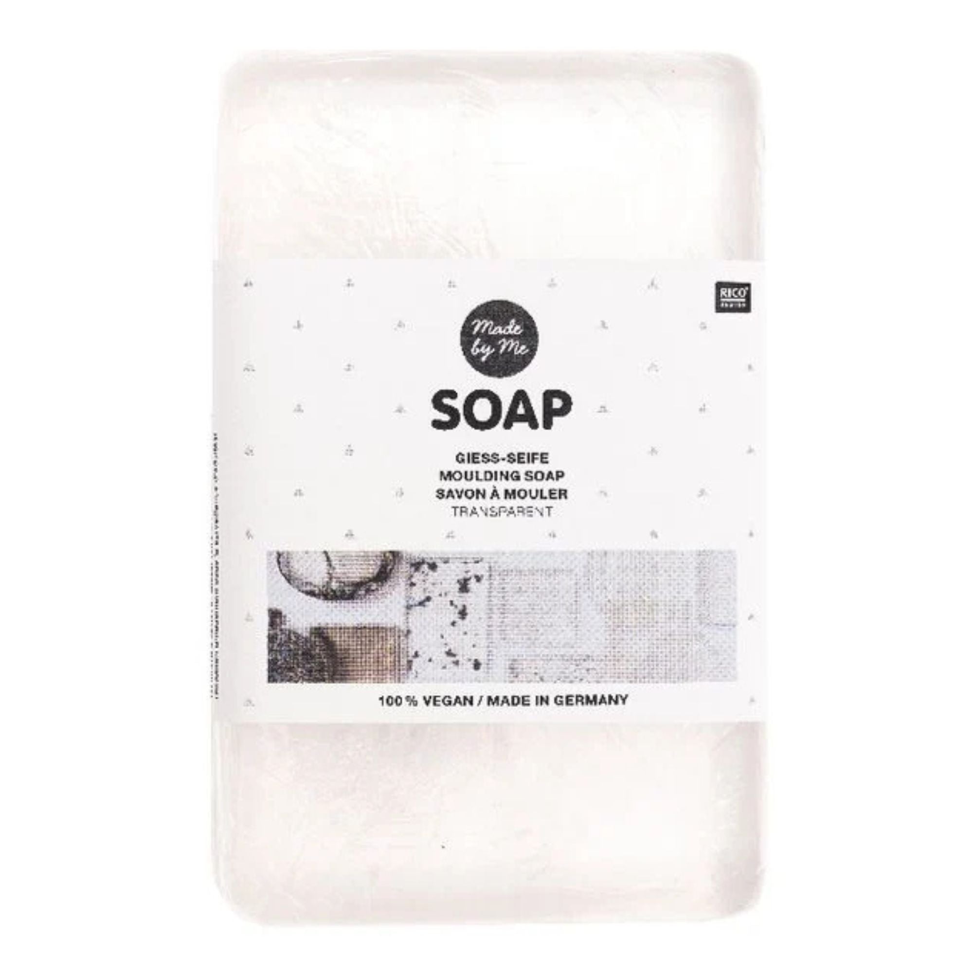 250g Rohseife zum Seifengießen transparent Rico Design - malmichbunt.de