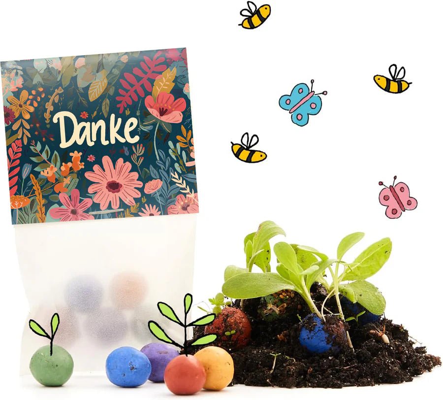 5 Blumenmurmeln im Tütchen – Danke Die Stadtgärtner - malmichbunt.de