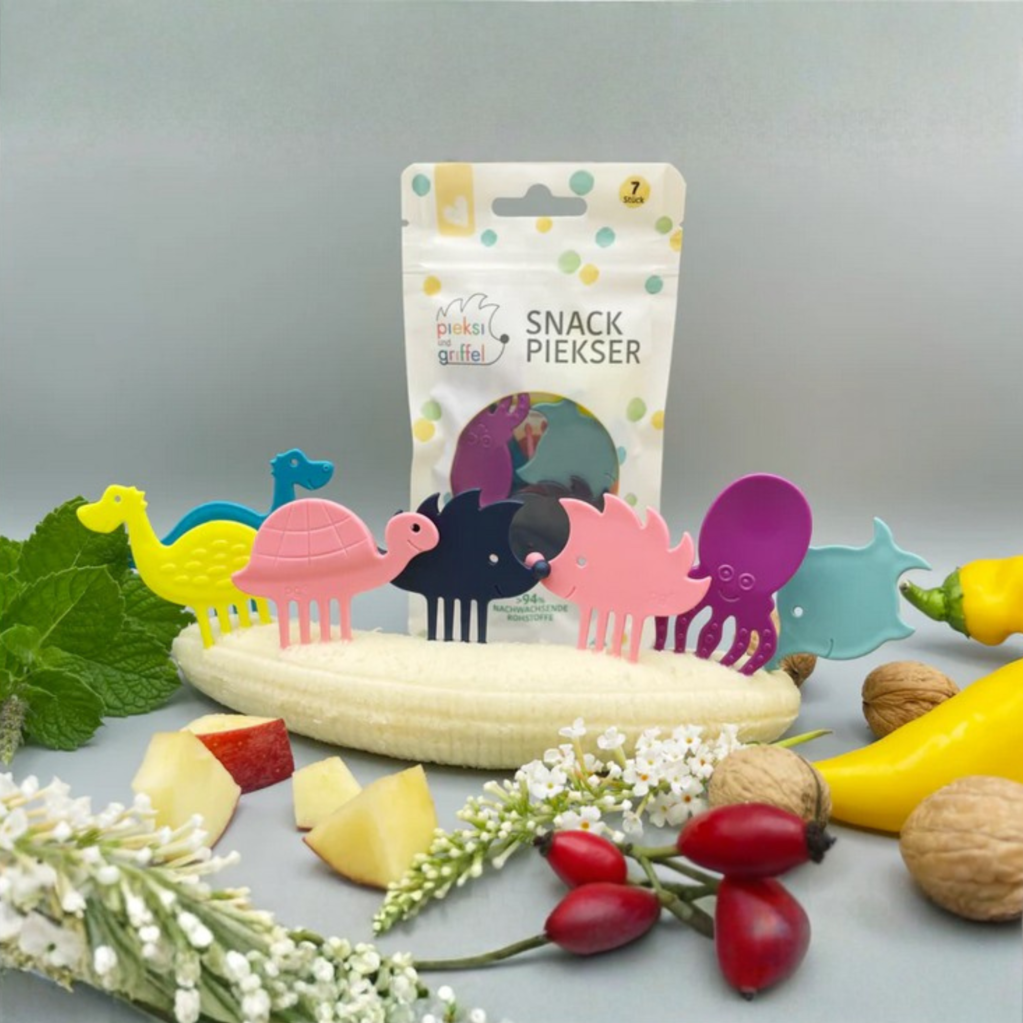 Piksi und Griffel Snack Piekser - "Feel Good Pieksis"