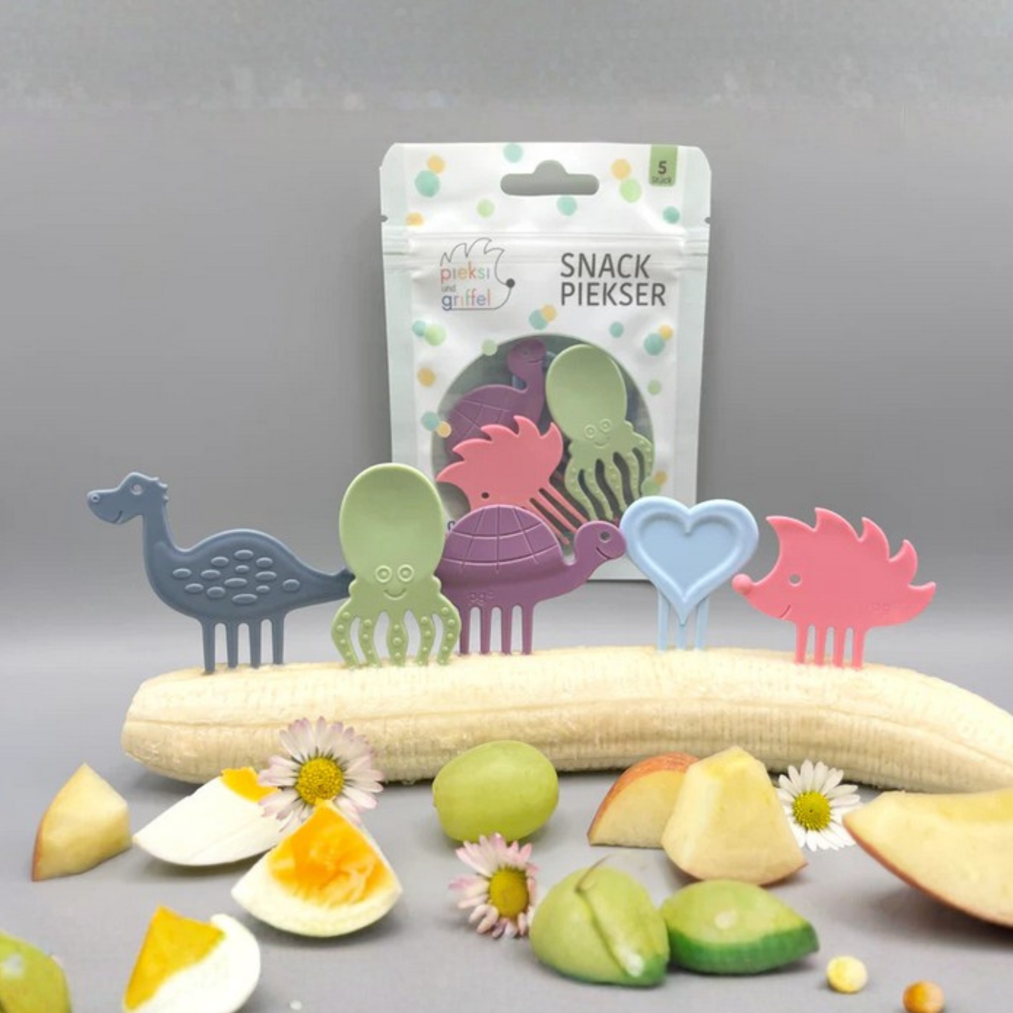 Piksi und Griffel Snack Piekser - "Pieksi me Softly"