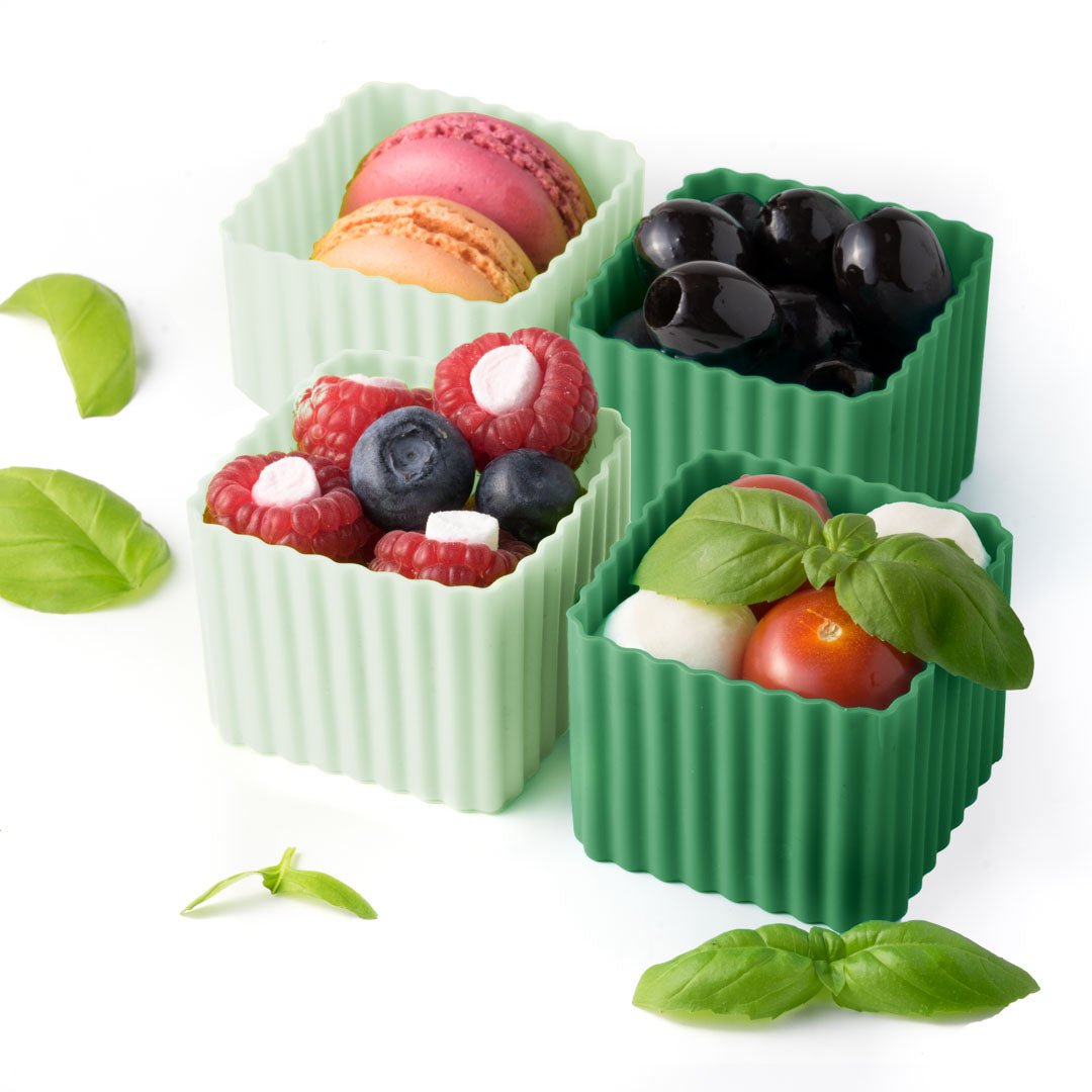 Bento Förmchen, 4er Set - LEKKABOX Cups - Forest Lekkabox - malmichbunt.de