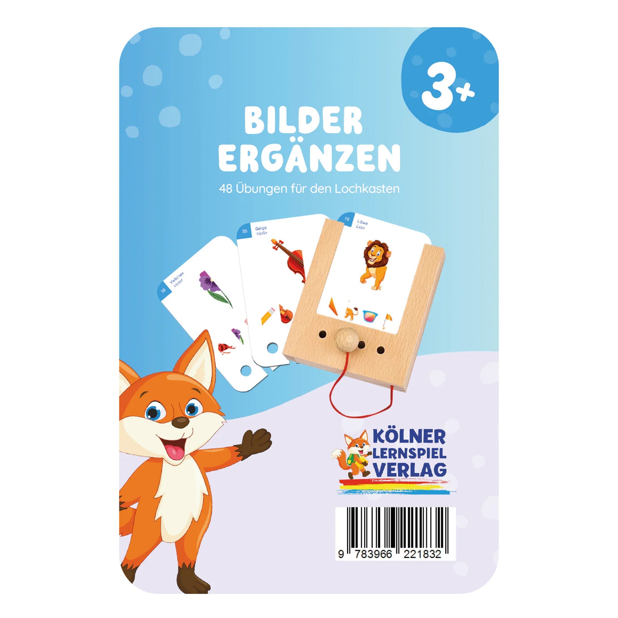 Bilder ergänzen ab 3 Jahre - Übungen für den Lochkasten Lernspielverlag - malmichbunt.de