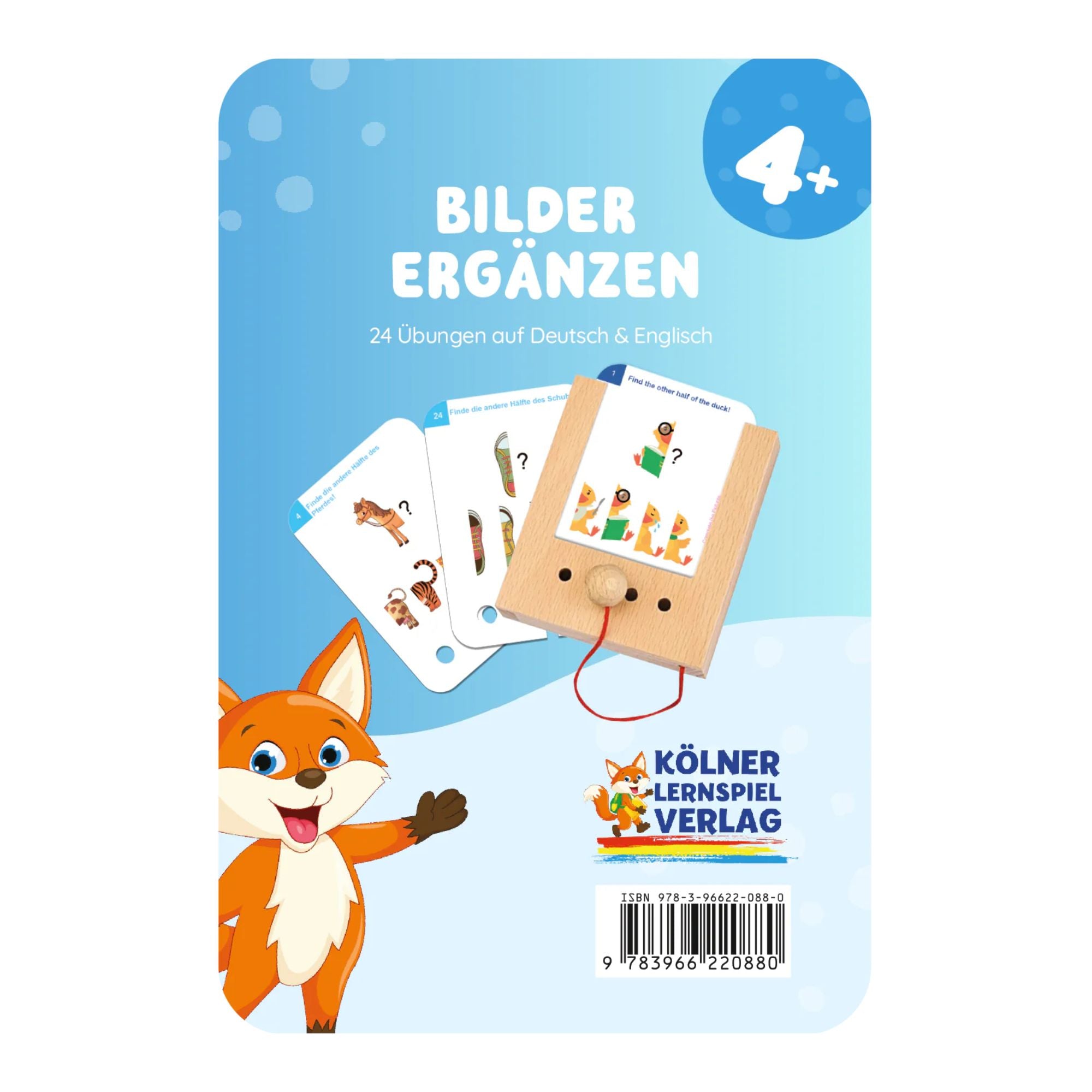 Bilder ergänzen (ab 4 Jahren) - Übungen für den Lochkasten Lernspielverlag - malmichbunt.de