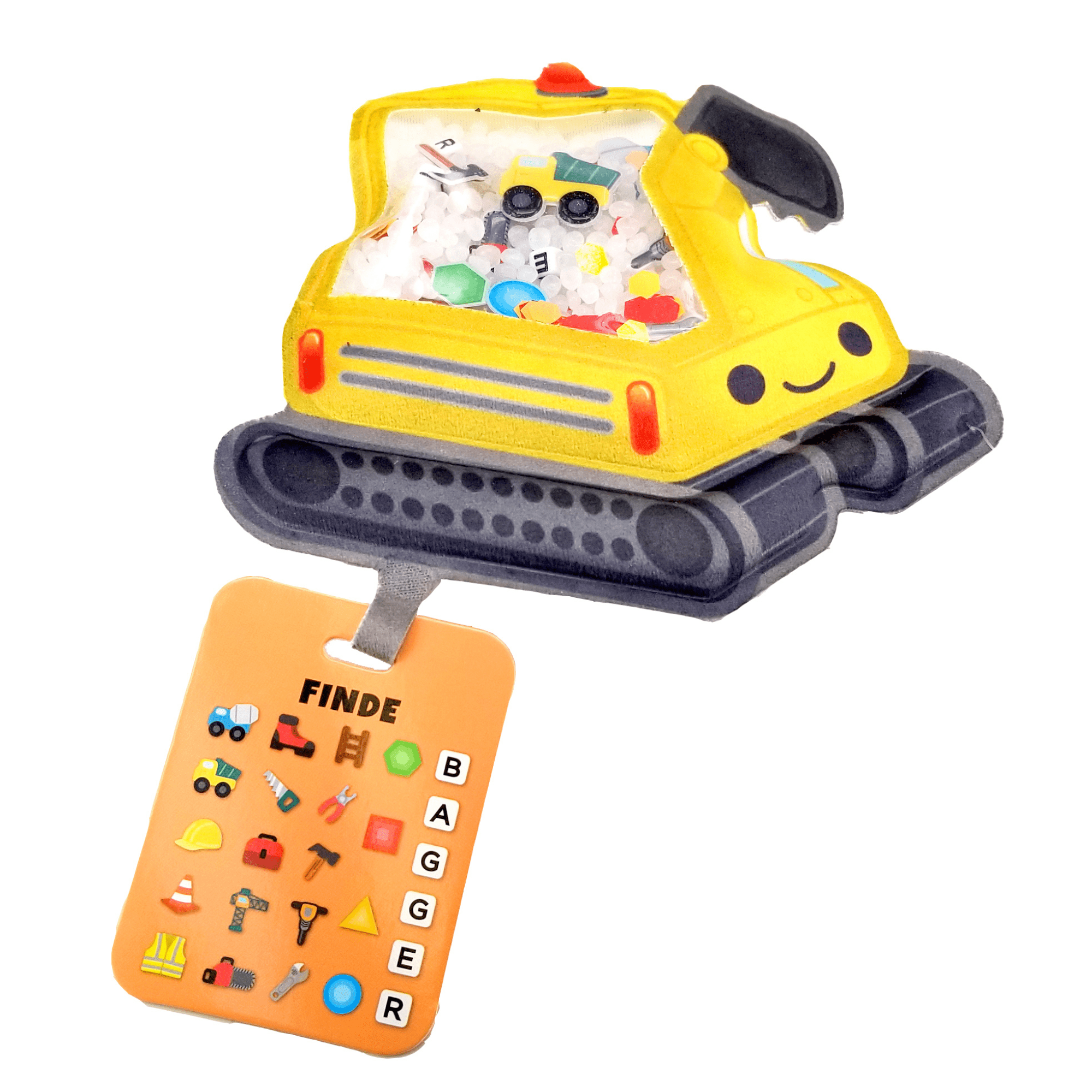 Bizyboo Seek´n´Find busy Bag - Motiv Bagger Bauer Spielwaren - malmichbunt.de