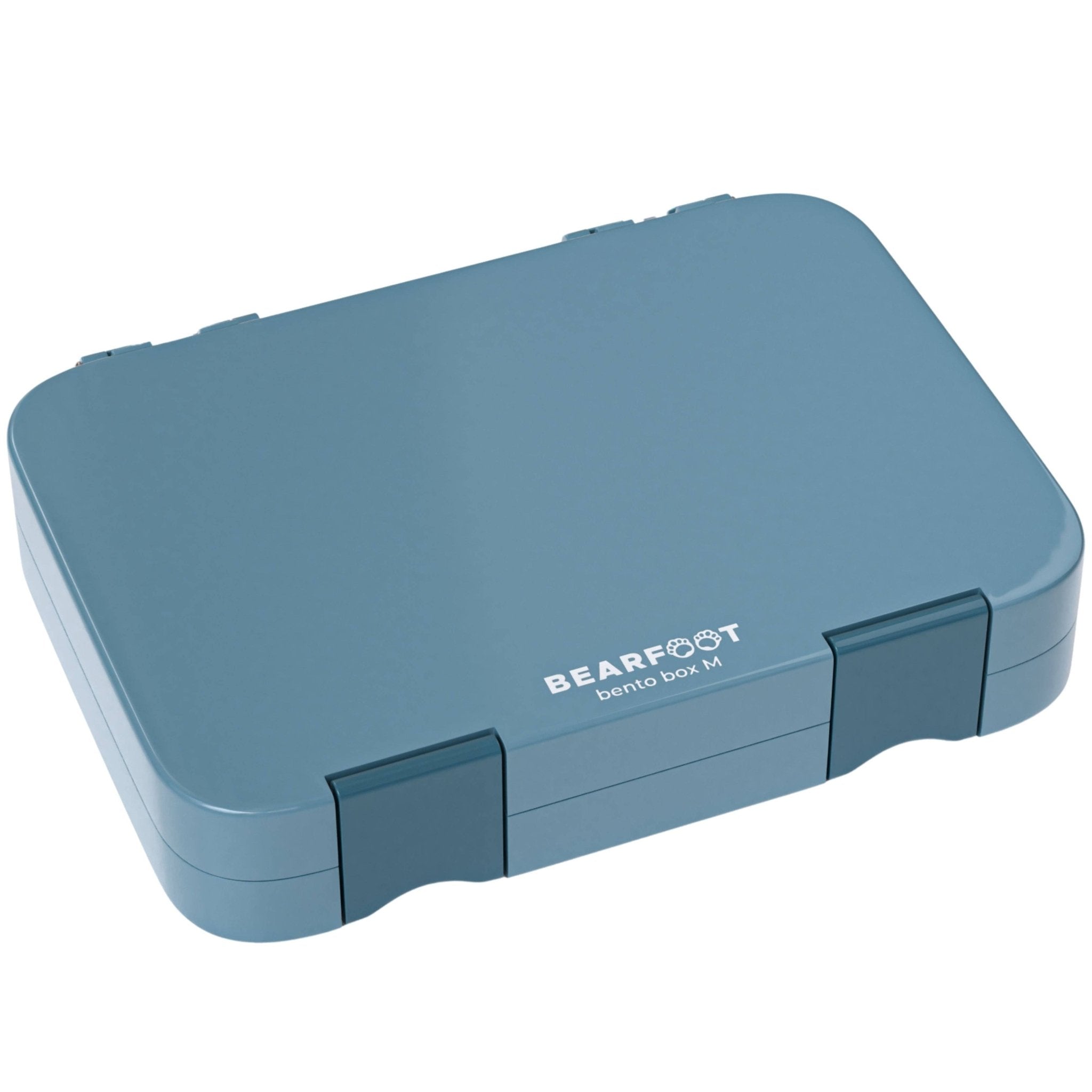 Brotdose Kinder mit Fächern, Lunchbox, Bento box - Blau BEARFOOT - malmichbunt.de