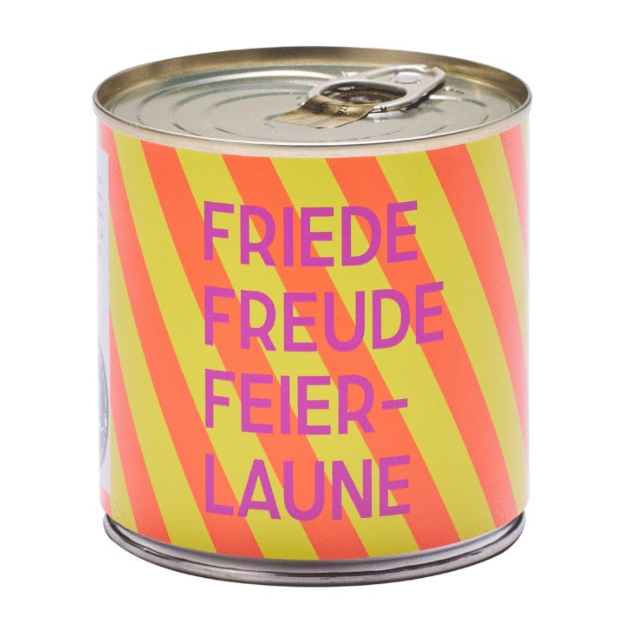 Cancake Friede Freude Feierlaune, Neon - Orange/Gelb, Geschmack Schwarzwälder Kirschkuchen Wondercandle - malmichbunt.de