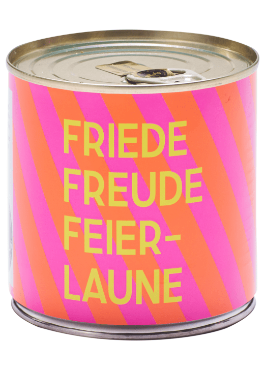 Cancake Friede Freude Feierlaune, Neon-Pink/ Orange, Geschmack Zitrone Wondercandle - malmichbunt.de