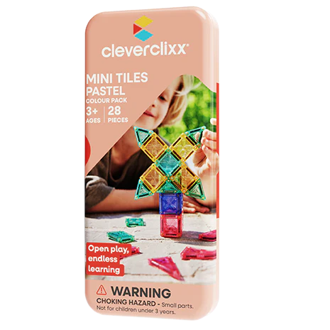 Clever Clixx Mini Magnetbausteine Pastell Clever Clixx - malmichbunt.de