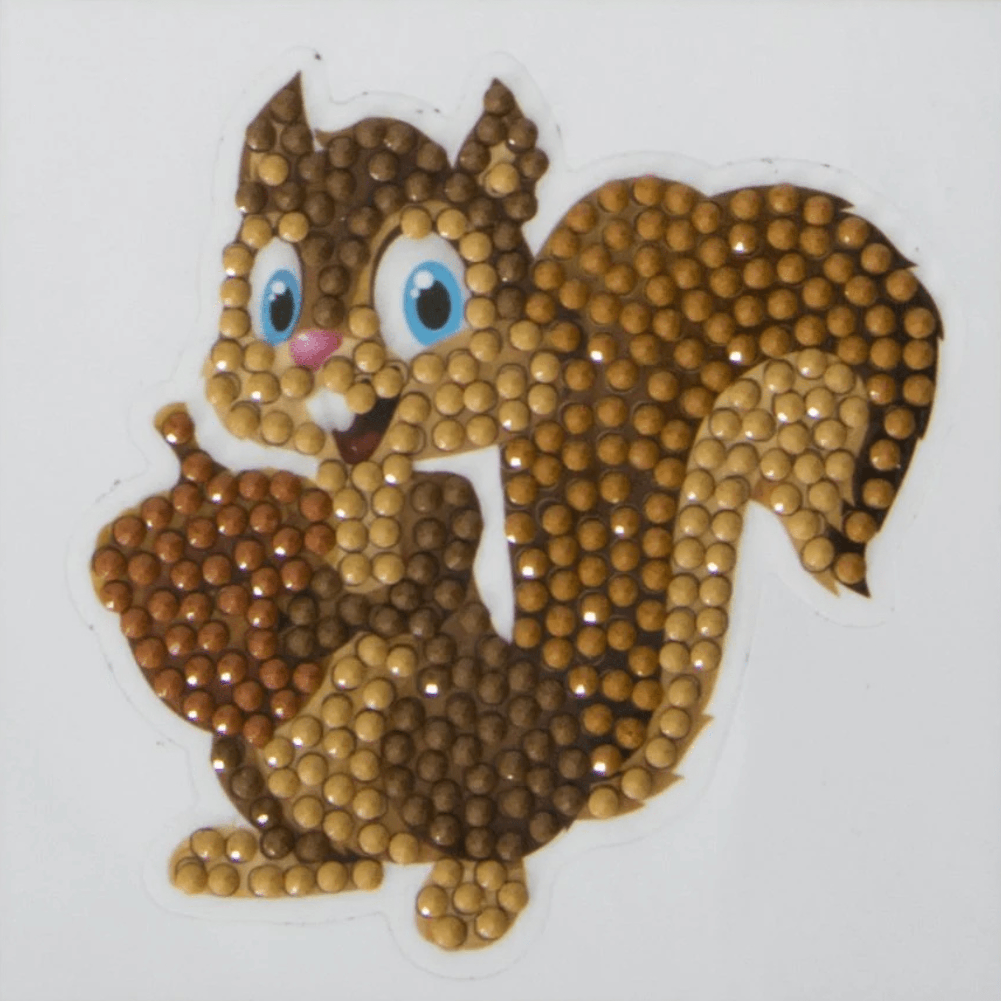 Crystal Art Sticker Kit - Motiv Eichhörnchen Craft Buddy - malmichbunt.de