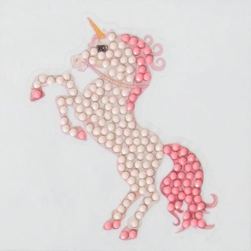 Crystal Art Sticker Kit - Motiv Einhorn Craft Buddy - malmichbunt.de