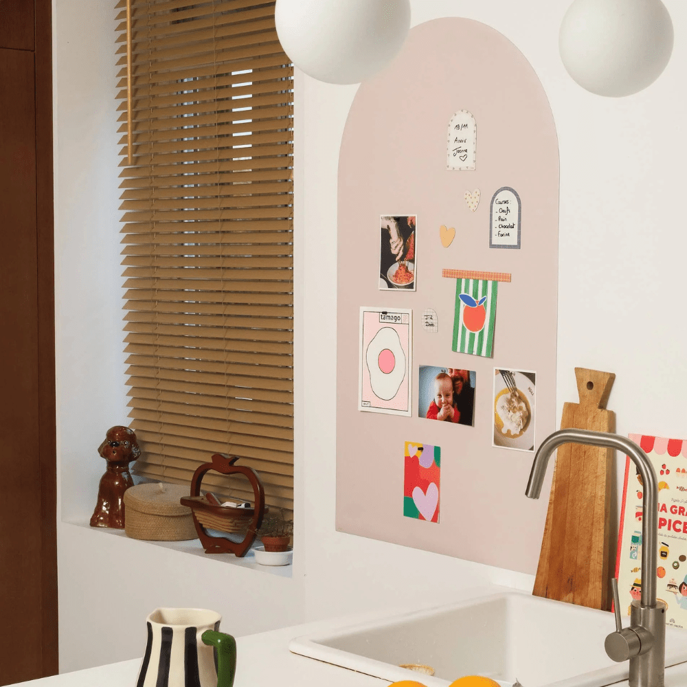 Ferflex Magnettafel Arche Beige Rosé – 100,5x58,5cm Ferflex - malmichbunt.de