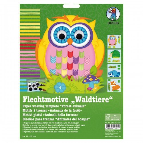 Flechtmotive Waldtiere Ursus - malmichbunt.de