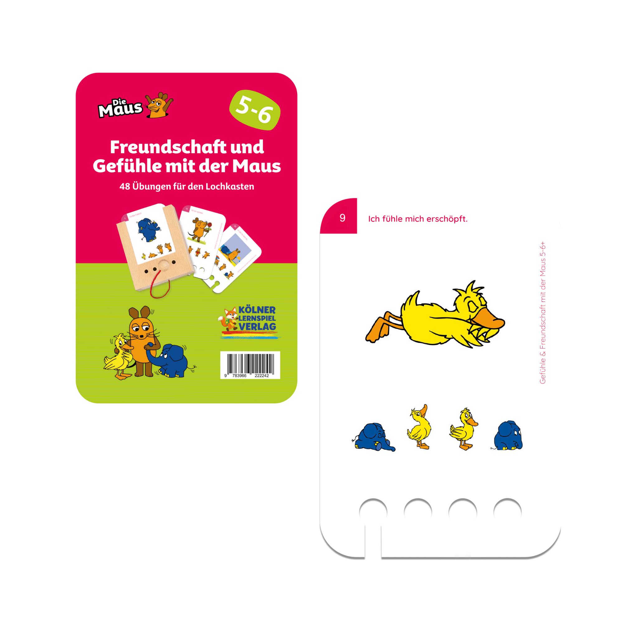 Freundschaft und Gefühle mit der Maus 5 - 6+ - Übungen für den Lochkasten Lernspielverlag - malmichbunt.de
