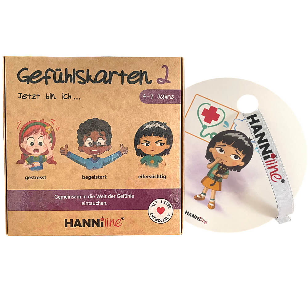 Gefühlskarten Version 2 (4 - 7 Jahre) HANNIline - malmichbunt.de