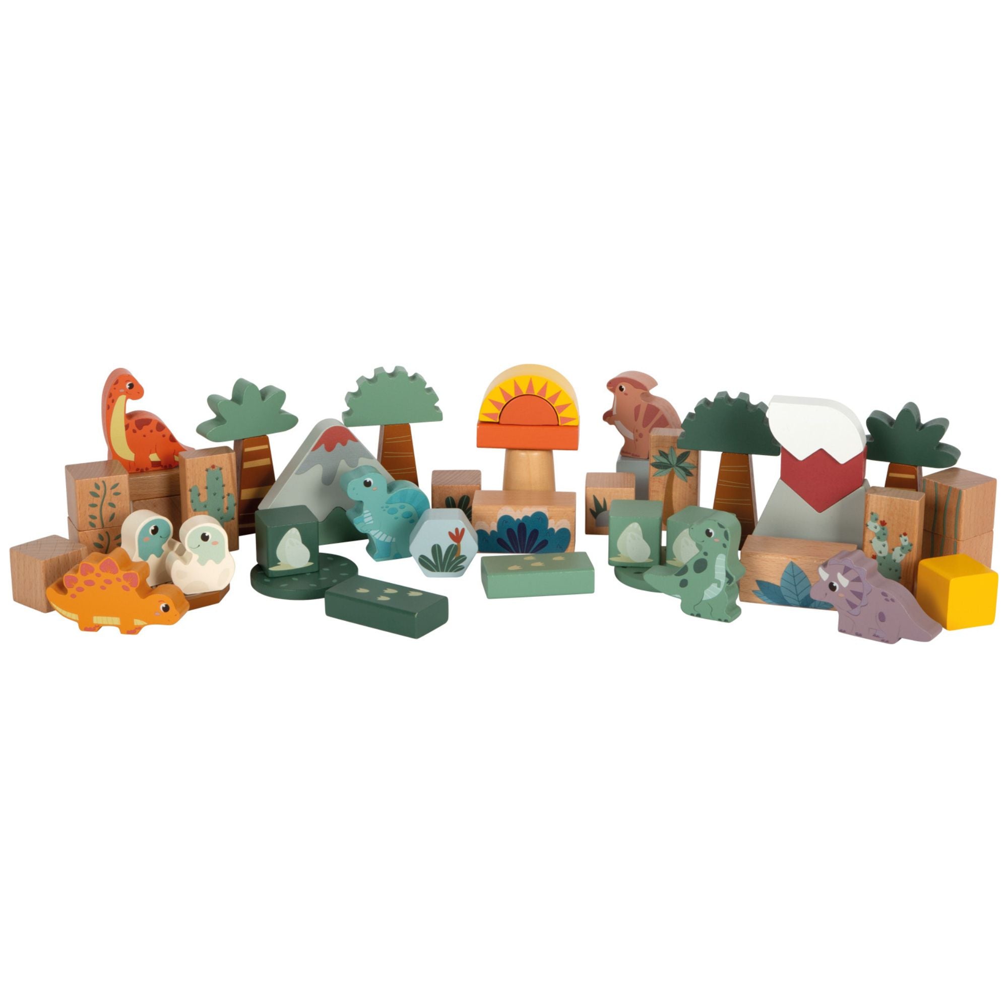 Holzbausteine „Dino“ Small foot - malmichbunt.de