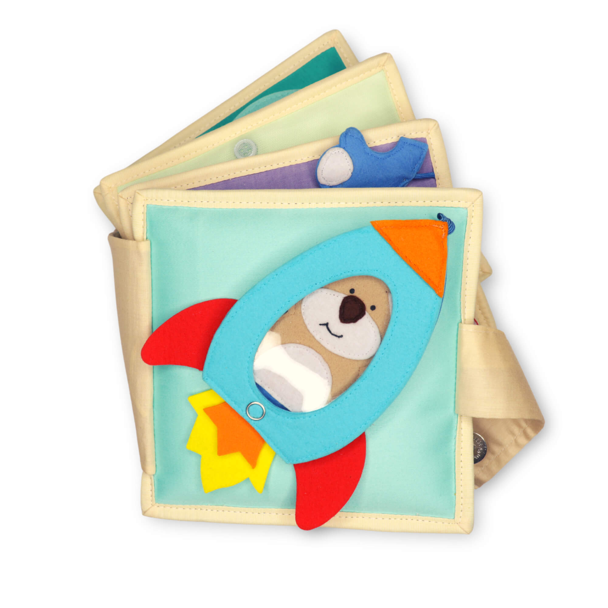 Jolly Design Mini Quiet Book "Autobahn" (ab 2 Jahren) Jolly Designs - malmichbunt.de