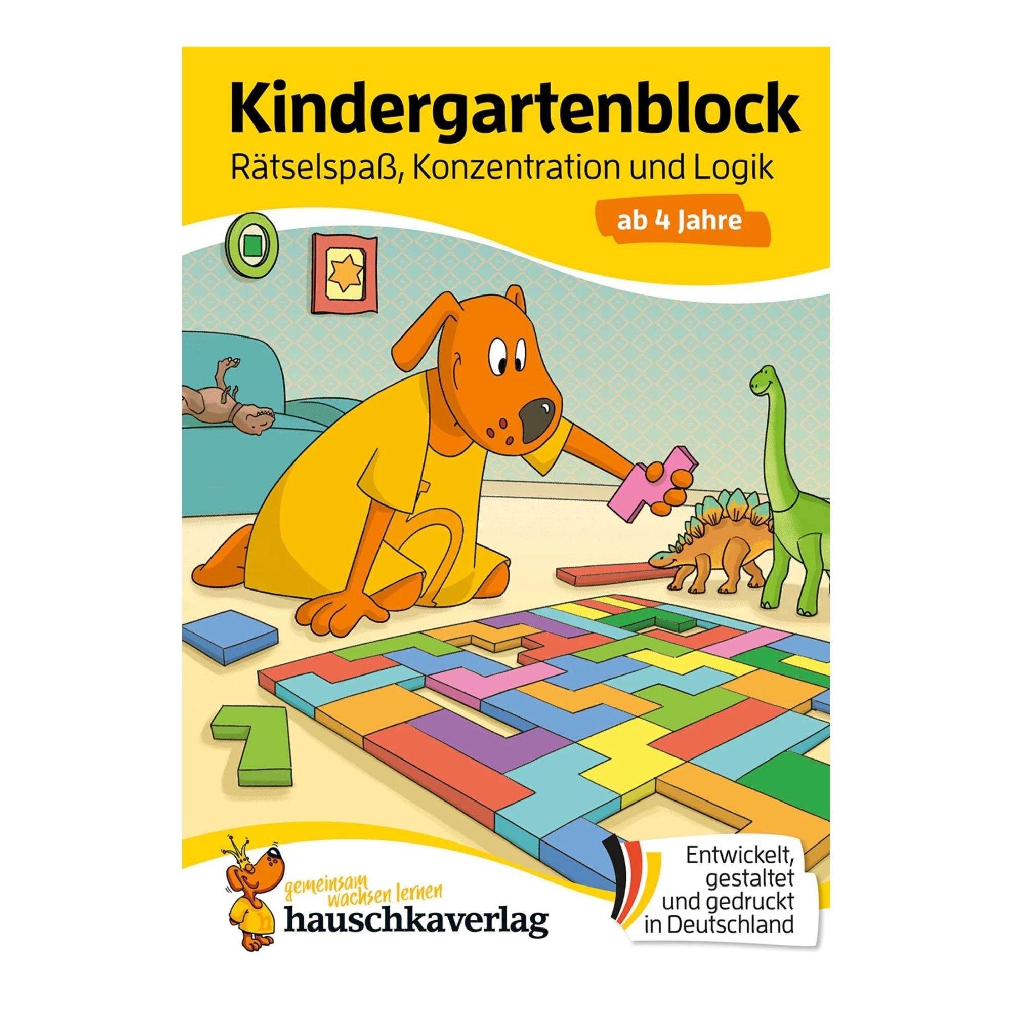 Kindergartenblock – Rätselspaß, Konzentration und Logik ab 4 Jahre Nr. 606 Hauschka Verlag - malmichbunt.de
