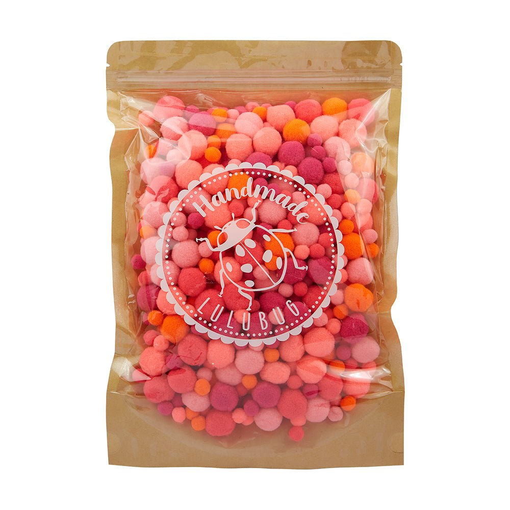 Lulubug PomPon Set, 500 Stück "Neon" Bell Trade - malmichbunt.de