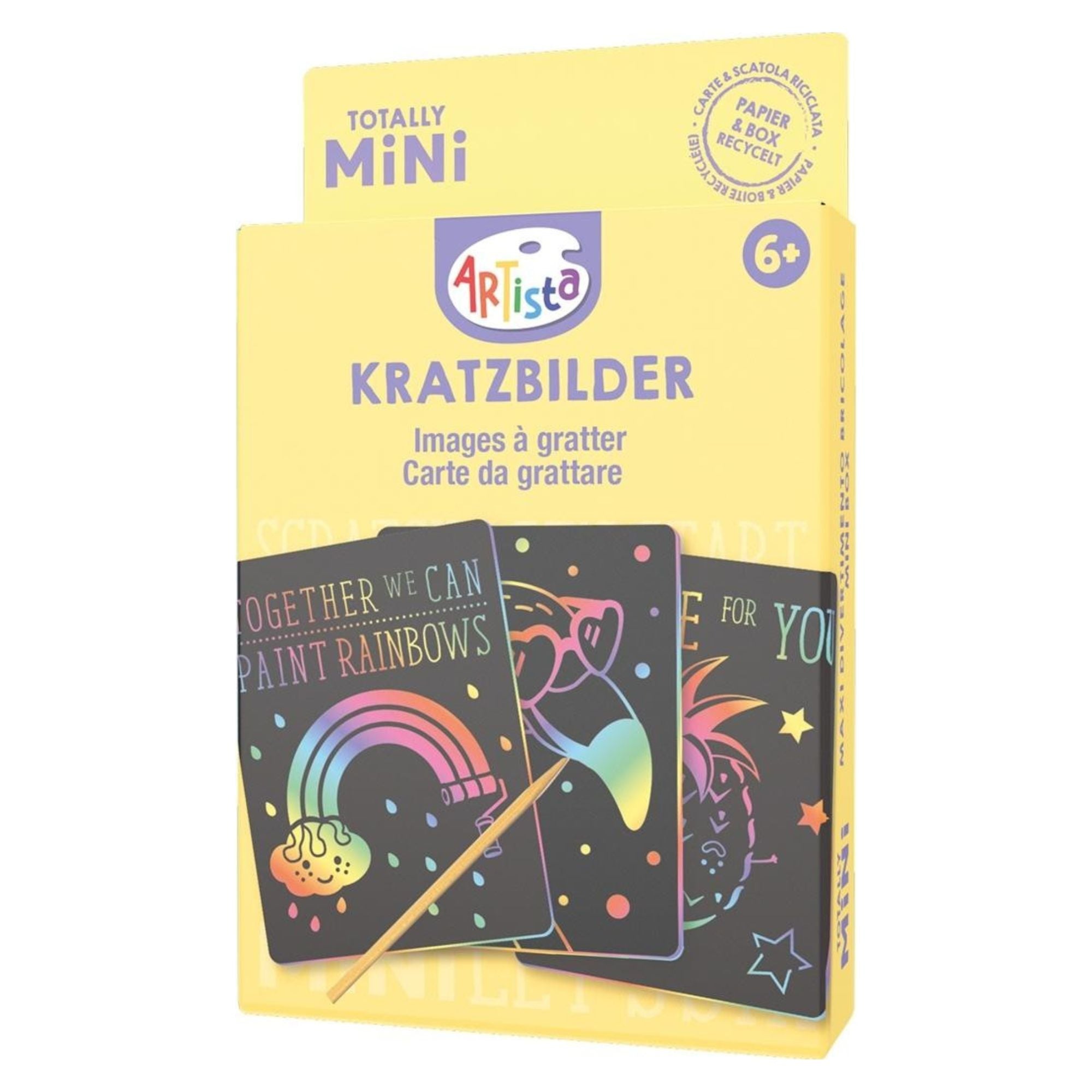Mini Bastelset Kratzbilder Artista - malmichbunt.de
