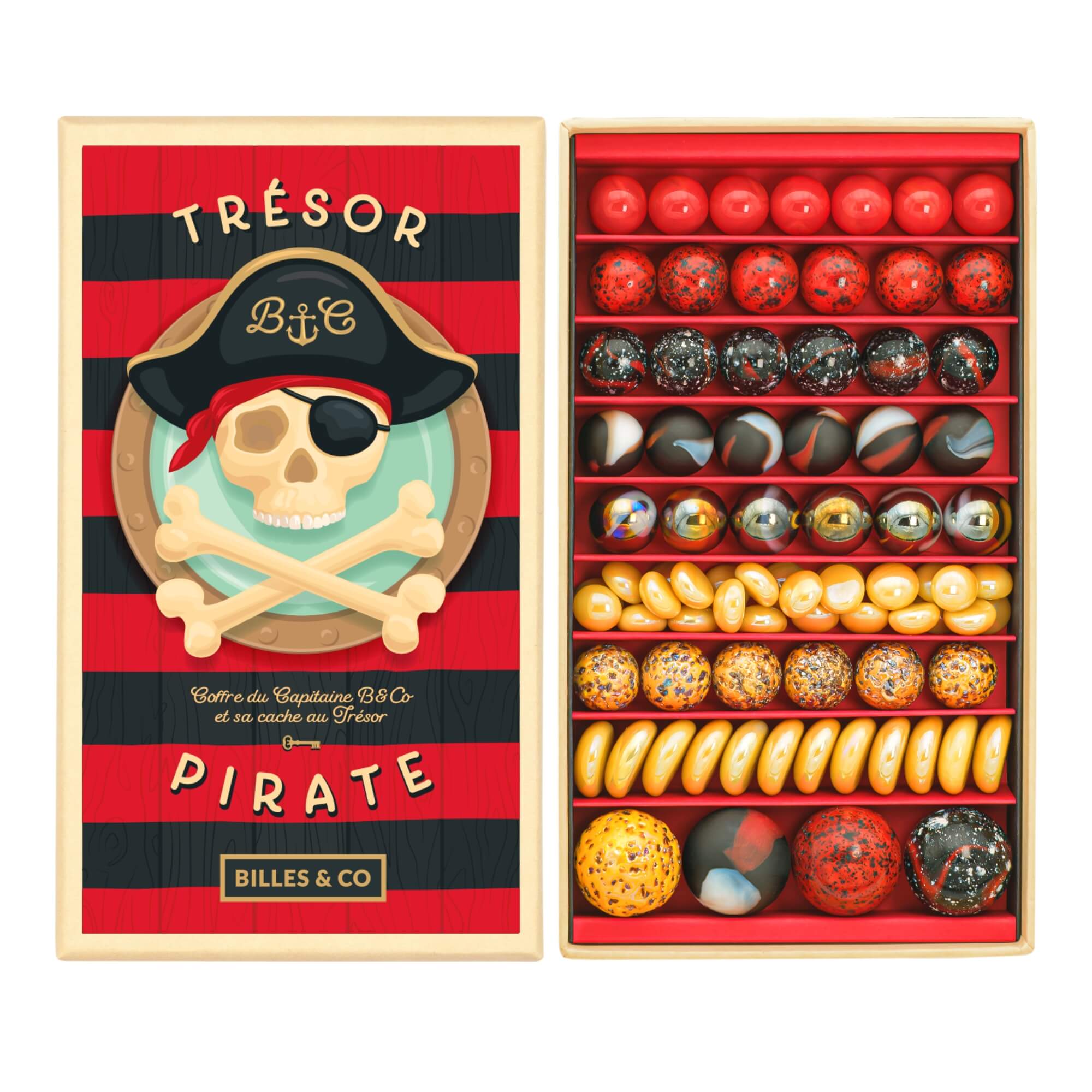 Murmel - Box Piratenschatz Billes & Co - malmichbunt.de