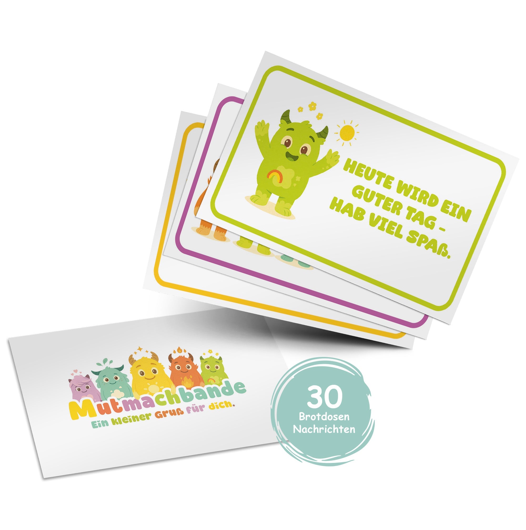 Mutmachbande Brotdosenkarten Jeka - malmichbunt.de