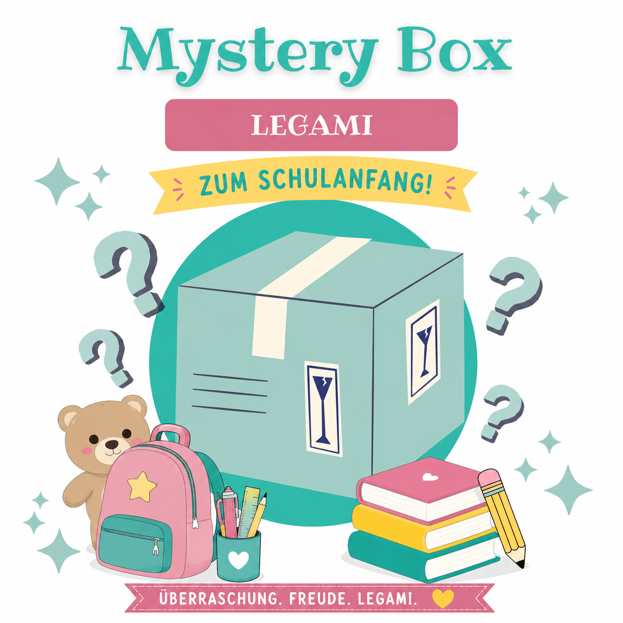 Mysterybox - Legami Schulanfang Jeka - malmichbunt.de