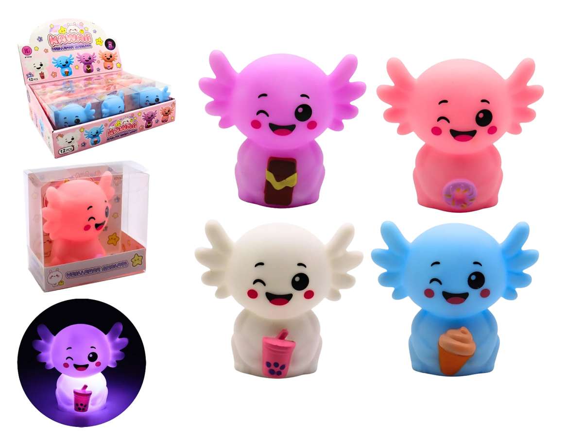 Nachtlicht Kawaii Axolotl Funtrading - malmichbunt.de