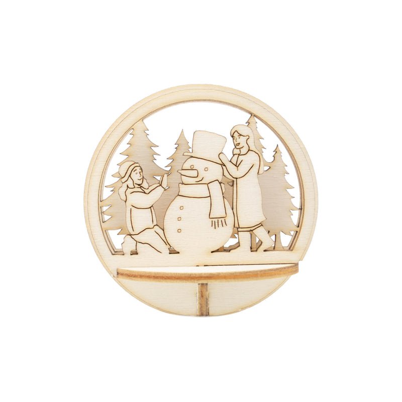ökoNORM Weihnachtskugel - "Schneemann" ökoNorm - malmichbunt.de