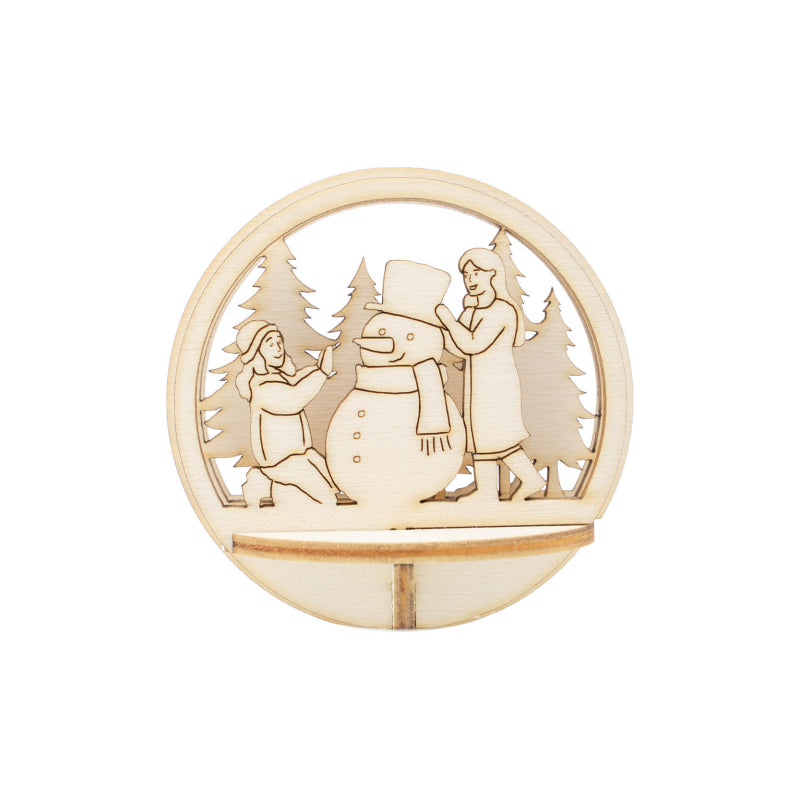 ökoNORM Weihnachtskugel - "Schneemann"