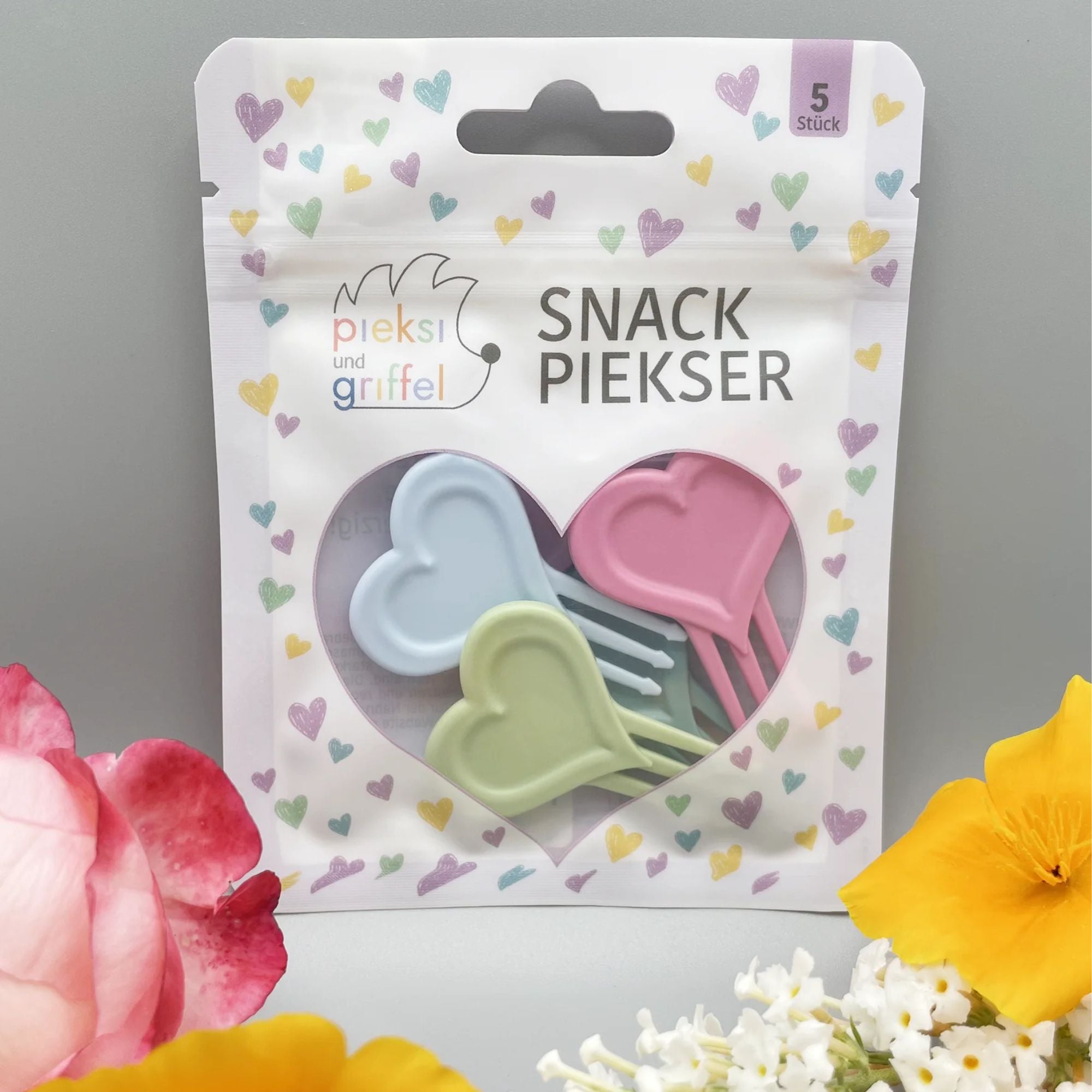 Piksi und Griffel Snack Piekser - "Love is all you need"