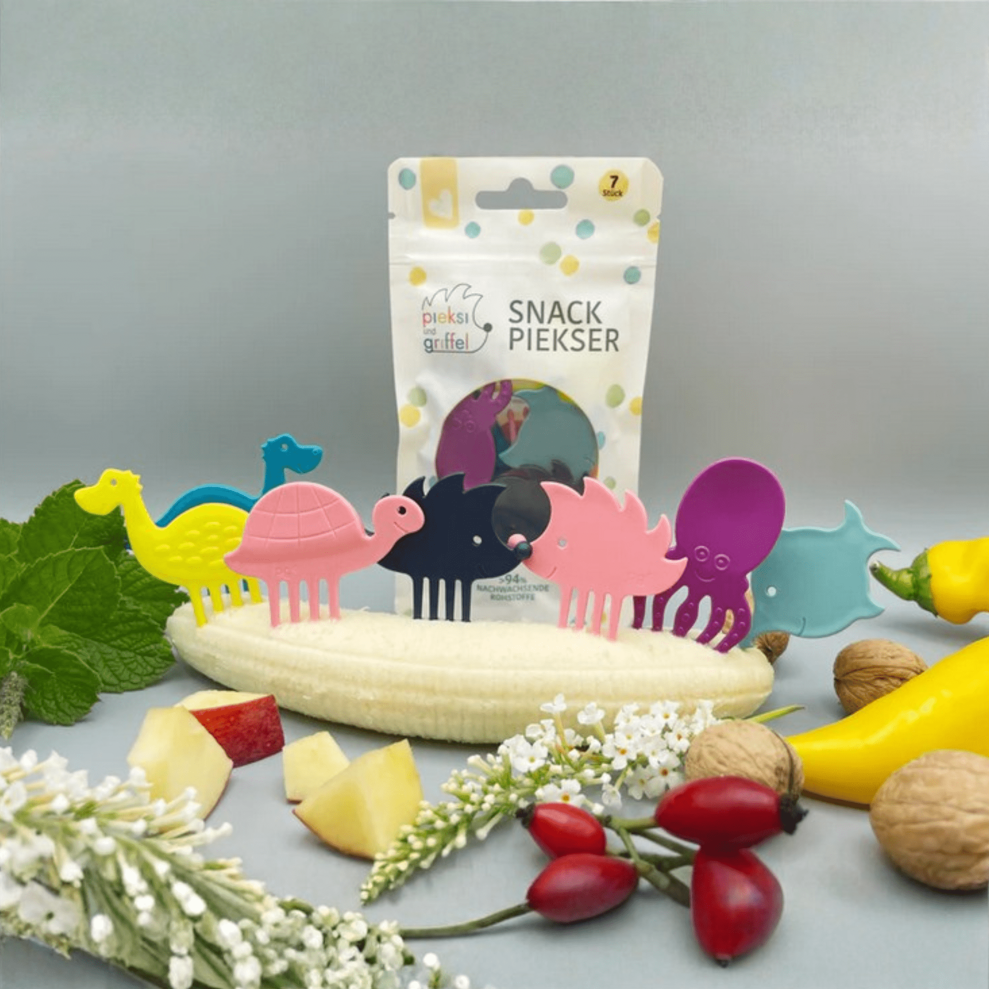 Piksi und Griffel Snack Piekser - "Feel Good Pieksis" Pieksi und Griffel - malmichbunt.de