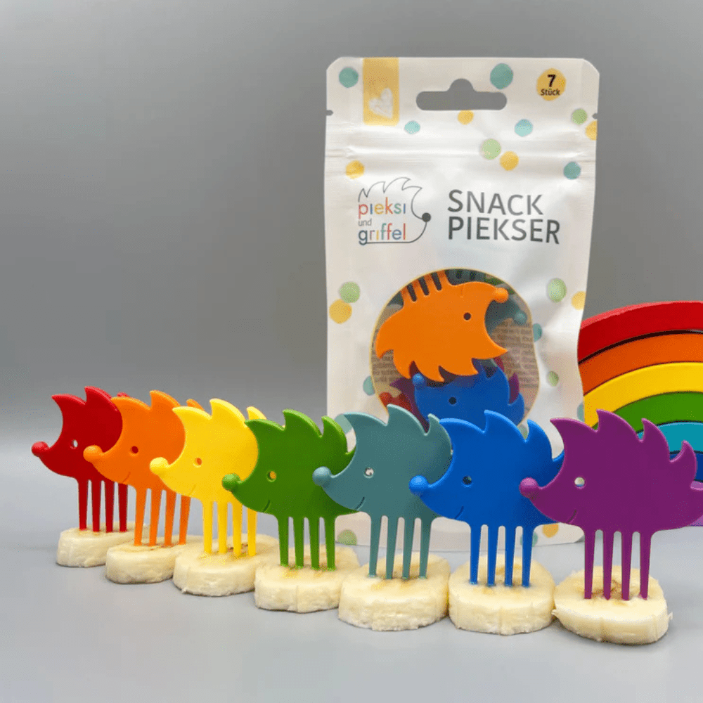 Piksi und Griffel Snack Piekser - "Rainbow" Pieksi und Griffel - malmichbunt.de