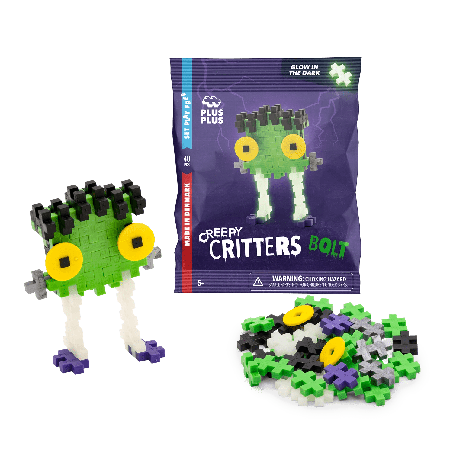 Plus Plus Creepy Gritters - Bolt Plus Plus - malmichbunt.de