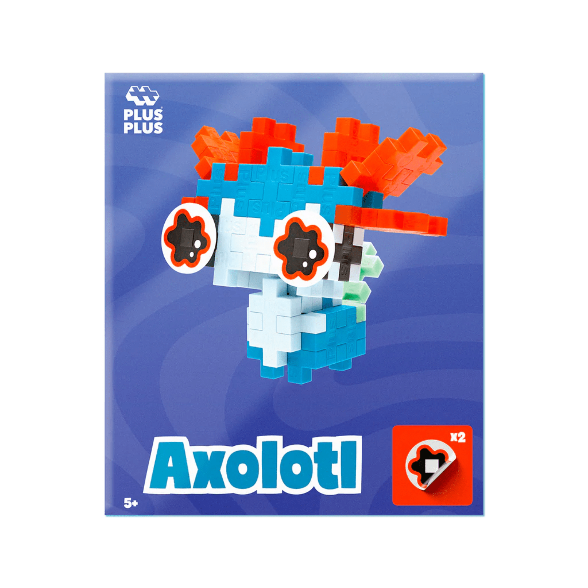 Plus - Plus Kreativ Bausteine Haustiere - Axolotl (blau) Plus Plus - malmichbunt.de