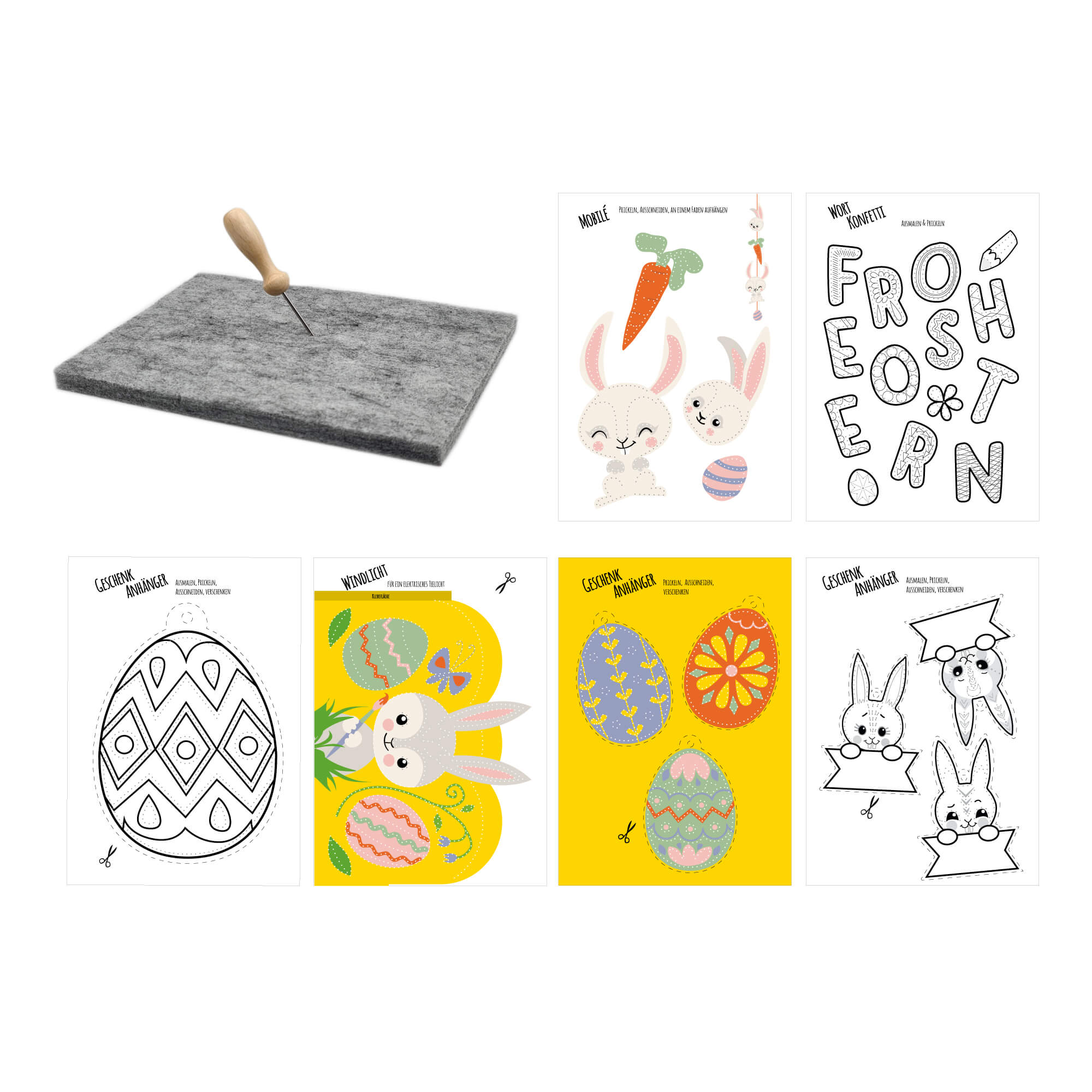 Prickelset Ostern Jeka - malmichbunt.de