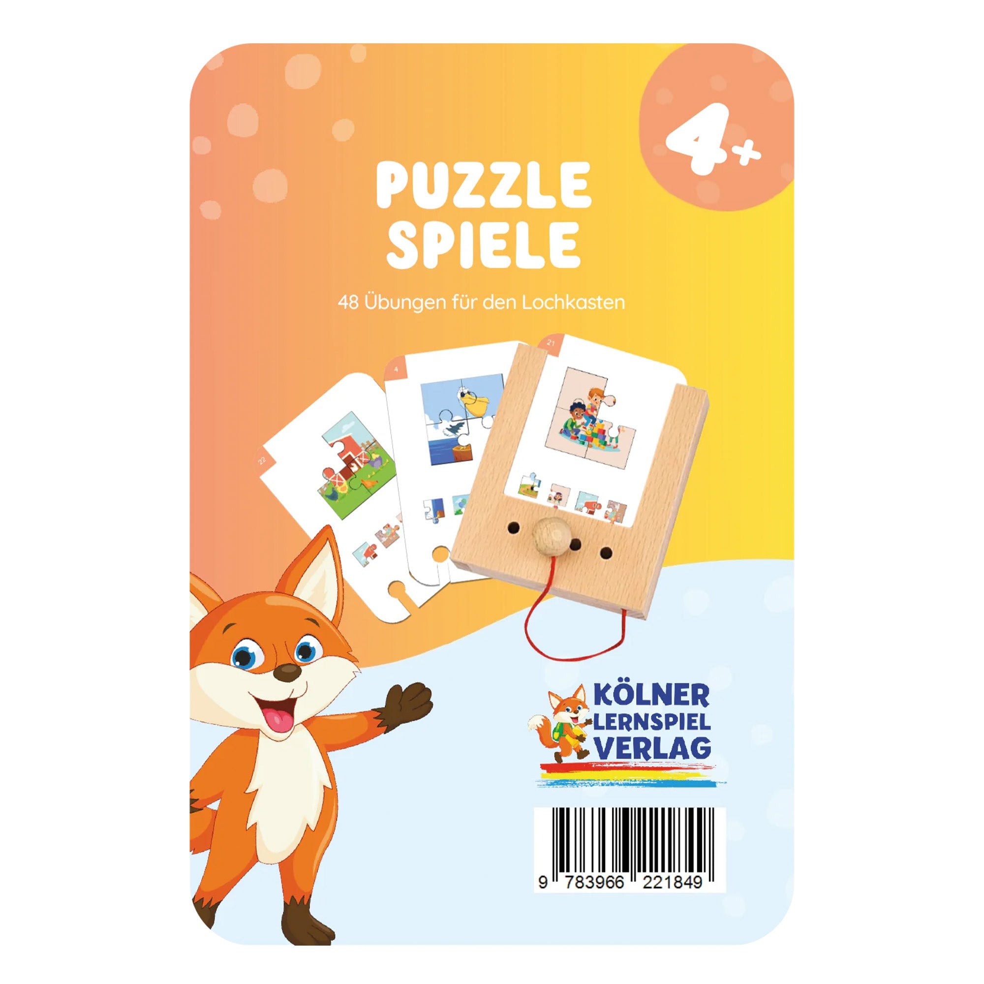 Puzzlespiele ab 4 Jahren - Übungen für den Lochkasten Lernspielverlag - malmichbunt.de