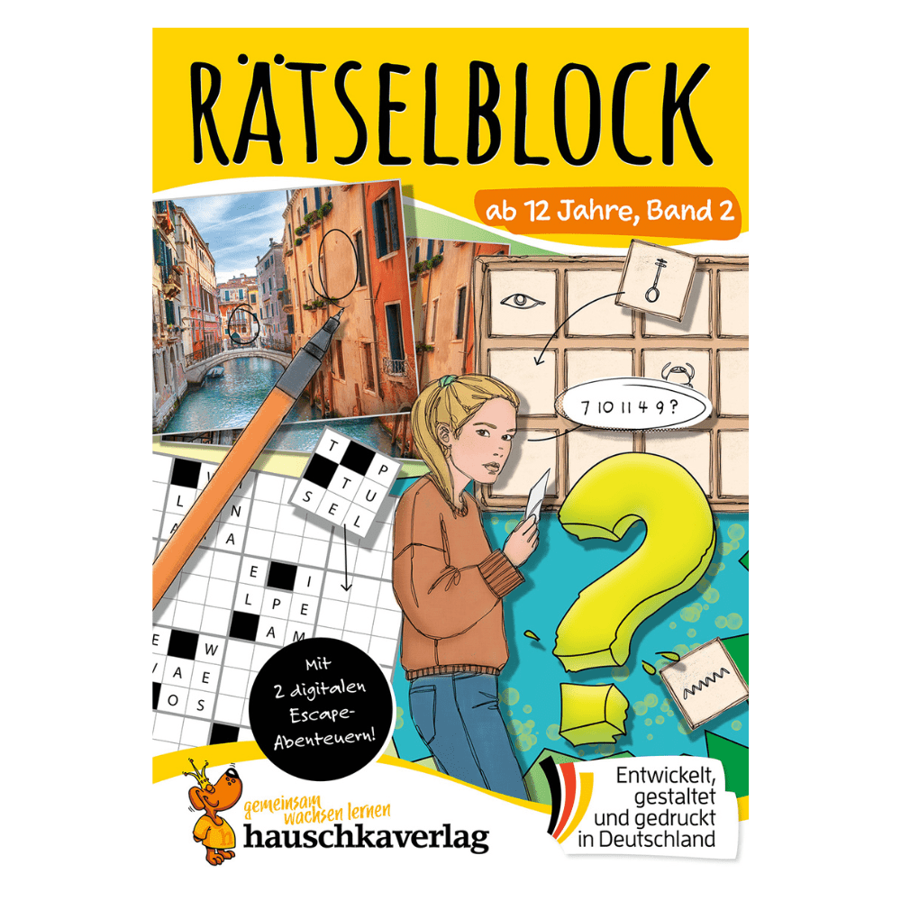 Rätselblock ab 12 Jahre, Band 2 - Nr. 657 Hauschka Verlag - malmichbunt.de