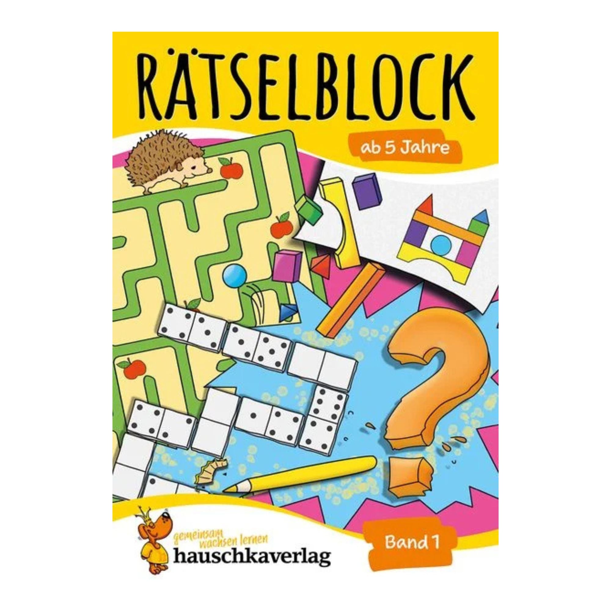 Rätselblock ab 5 Jahre, Band 1 - Nr. 630 Hauschka Verlag - malmichbunt.de