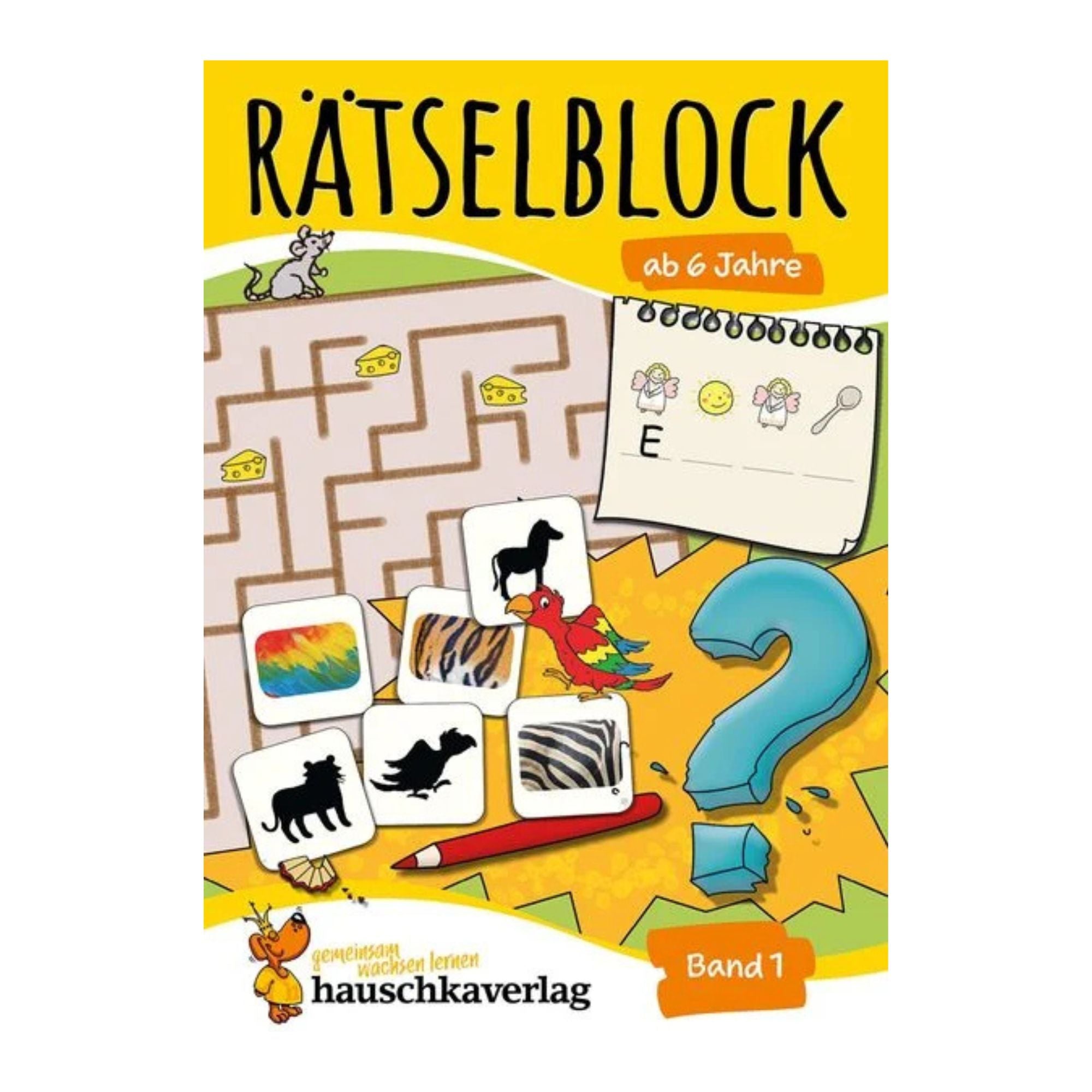 Rätselblock ab 6 Jahre, Band 1 - Nr. 631 Hauschka Verlag - malmichbunt.de