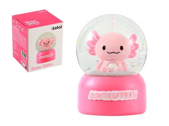 Schneekugel Axolotl AXOLUTELY – Süße Glitzerkugel mit Axolotl | i - Total i - Total - malmichbunt.de