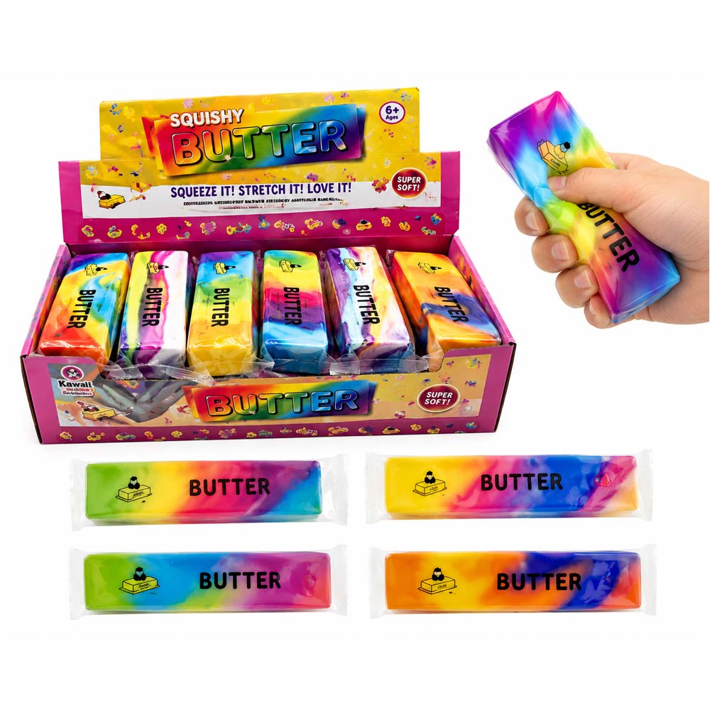 Squishy Rainbow Butter - 14cm OBILO - malmichbunt.de