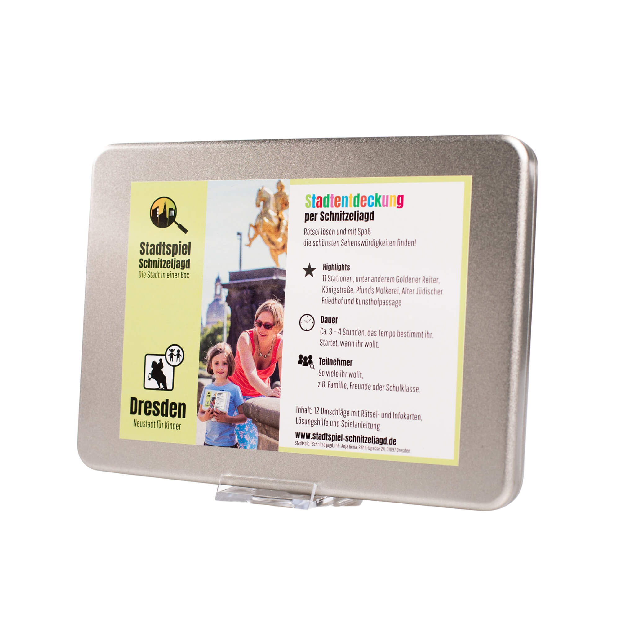 Stadtspiel Schnitzeljagd Dresden Neustadt für Kinder Stadtspiel - malmichbunt.de