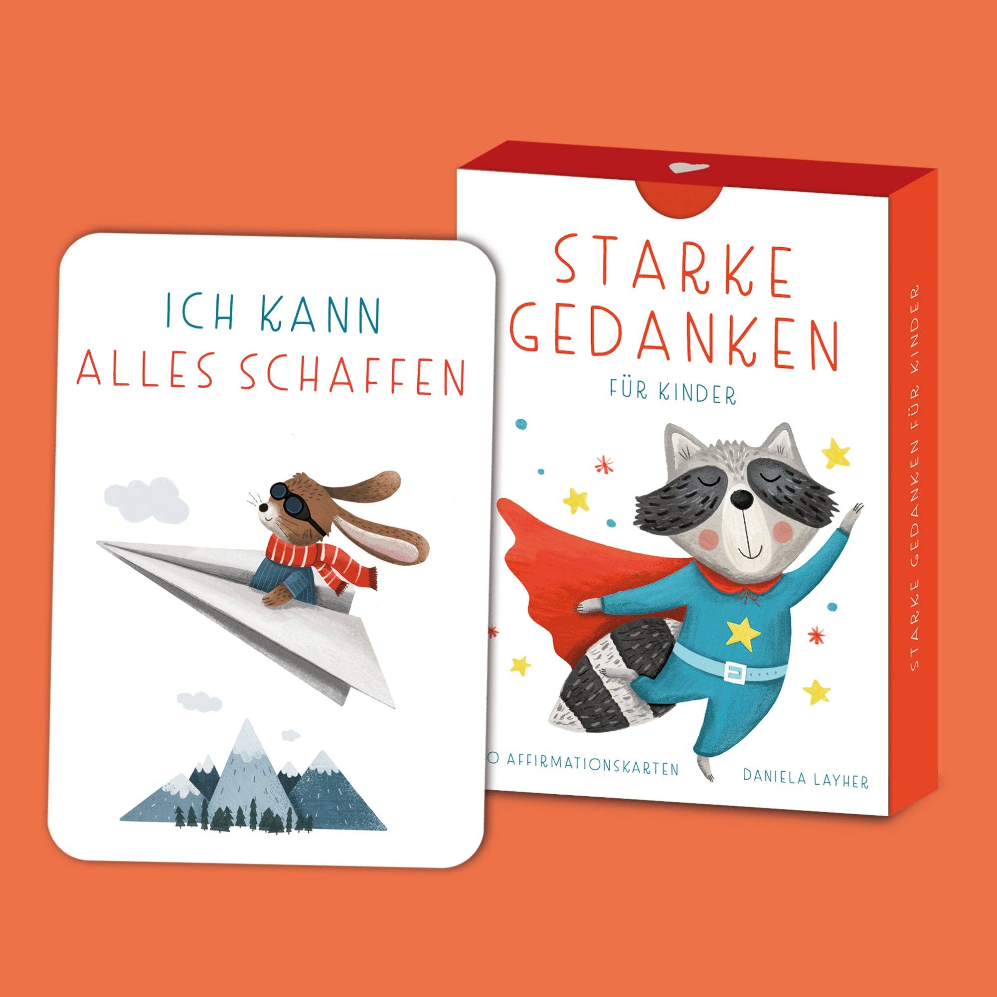Starke Gedanken – Affirmationskarten für Kinder Rüsselfuchs - malmichbunt.de