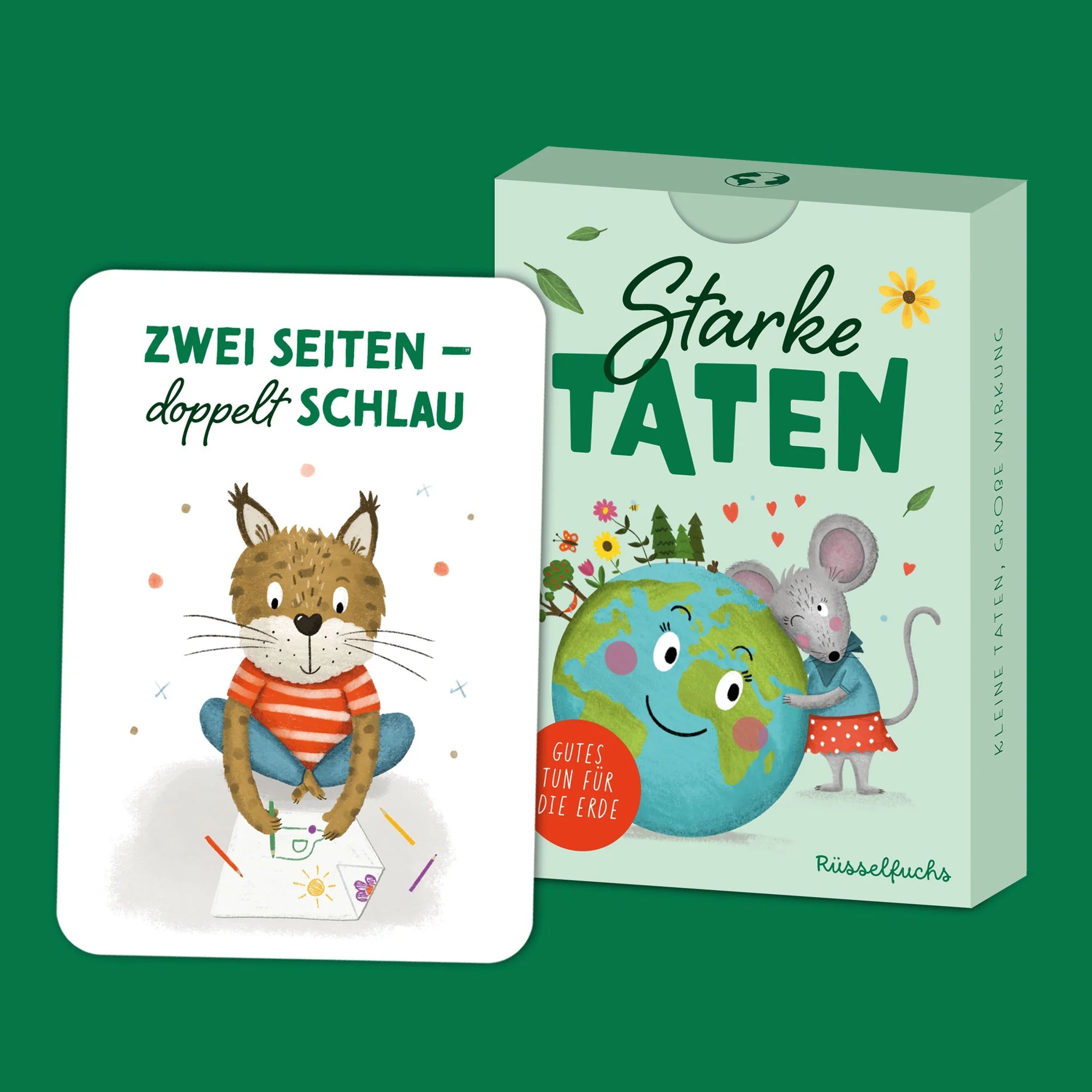 Starke Taten - Kartenspiel für Kinder Rüsselfuchs - malmichbunt.de