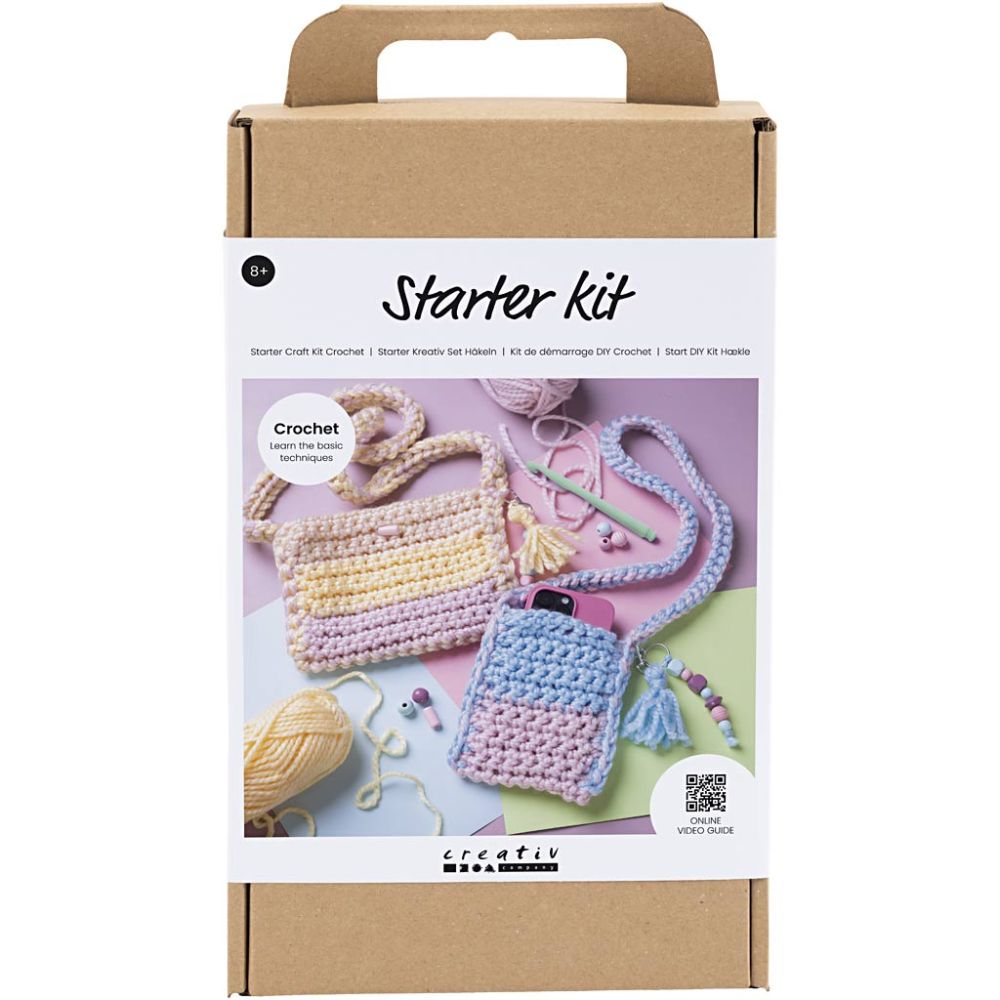 Starter Kreativ Set Häkeln – Stylische Taschen selber häkeln Creativ Company - malmichbunt.de