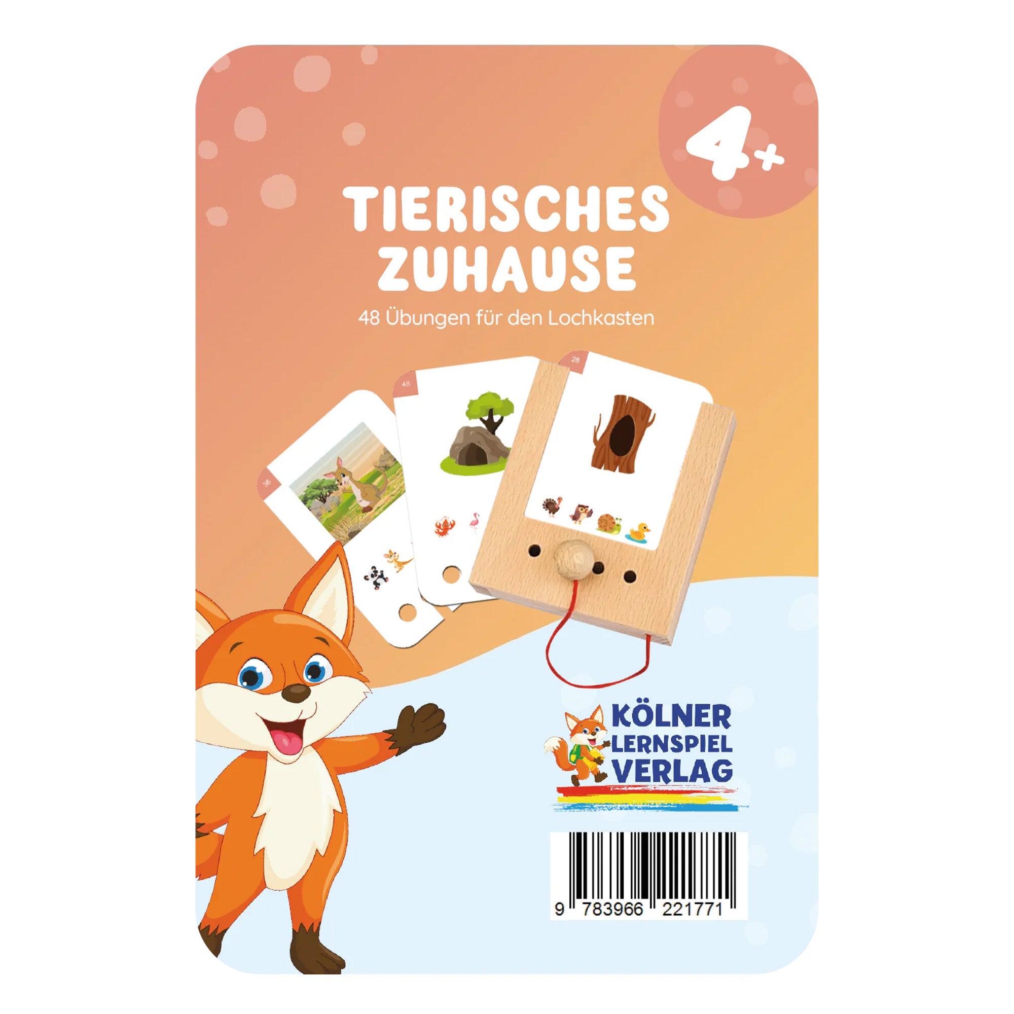 Tierisches Zuhause - Übungen für den Lochkasten Lernspielverlag - malmichbunt.de